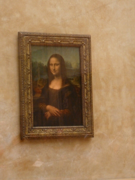 Mona Lisa by Leonardo Da Vinci at Le Louvre in Paris