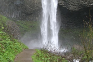 Latourell Falls along the Columbia River Gorge