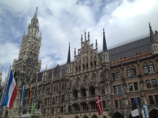 The New Town Hall in Munich, Germany