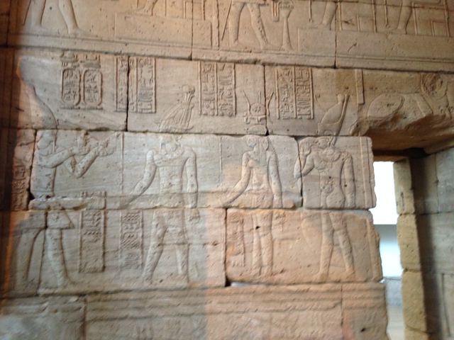 Inside the Temple of Dendur at the Metropolitan Museum of Art